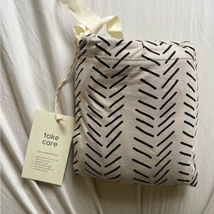 Kyte Baby Crib Sheet in Khaki Herringbone